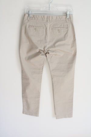 Gap Khakis Tan Chino Slim City Pant | 0