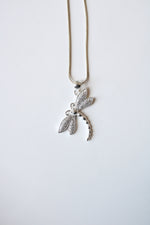 Sterling Silver Dragonfly Pendant Necklace
