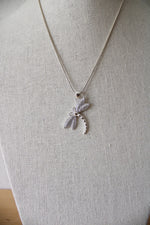 Sterling Silver Dragonfly Pendant Necklace