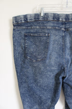 Terra & Sky Slim Fit Acid Wash Jean | 4X (28/30)