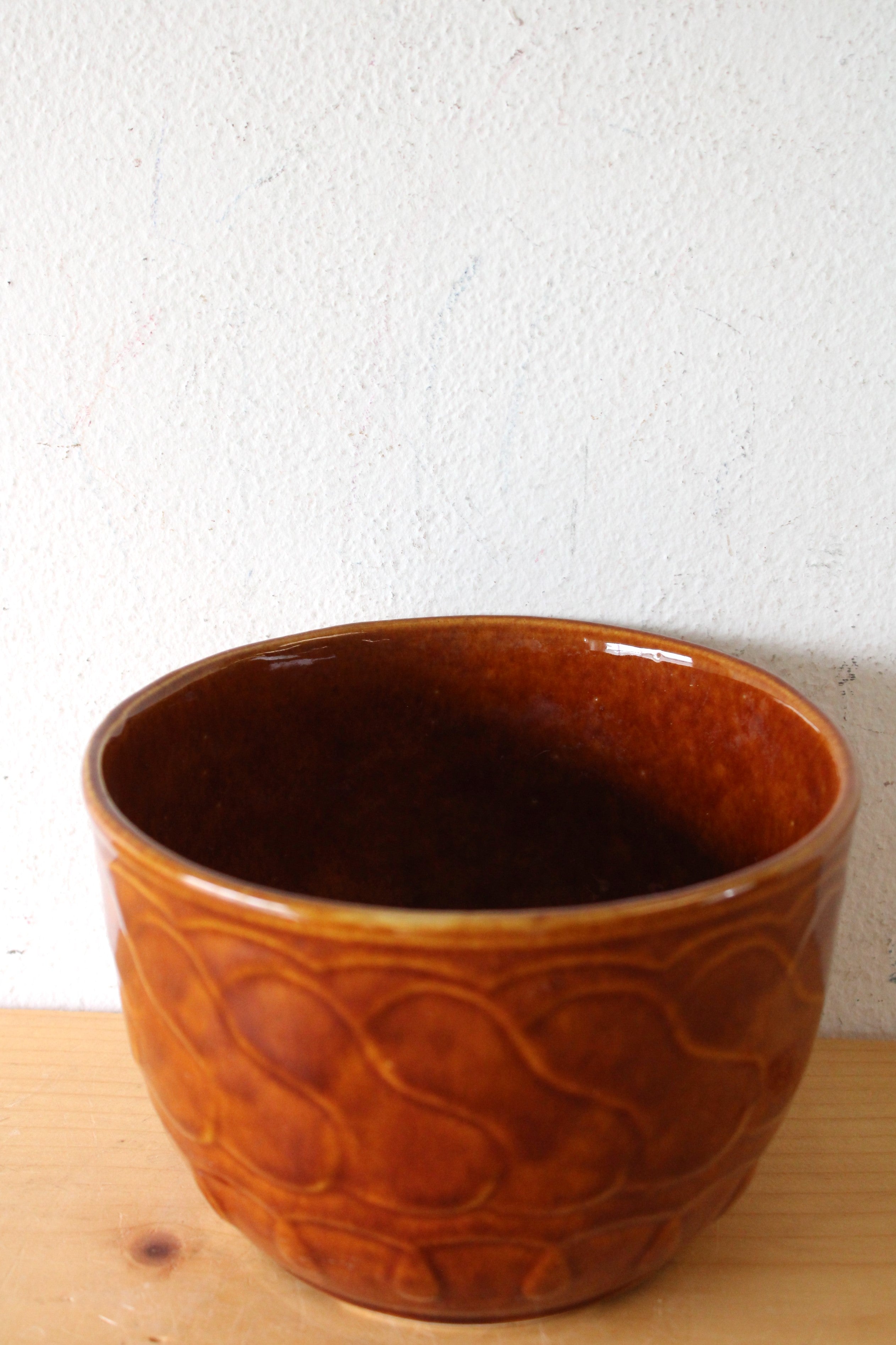 Brown Pottery Planter | 6"