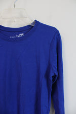 NEW The Children's Place Heart Design Blue Long Sleeved Shirt | Youth XL (14)