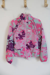 Franki Sport Pink Patterned Lightweight Jacket | Youth 8