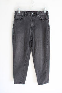 Wild Fable Highest Rise Mom Black Gray Wash Jean | 6