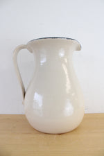 Home & Garden Party Rooster Tan Large Ceramic Pitcher