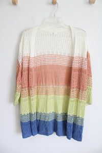 Maurices Multi-Colored Knit Cardigan | S