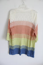 Maurices Multi-Colored Knit Cardigan | S