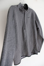 Nike Dri-Fit Gray Pullover 1/4" Zip Sweatshirt | M