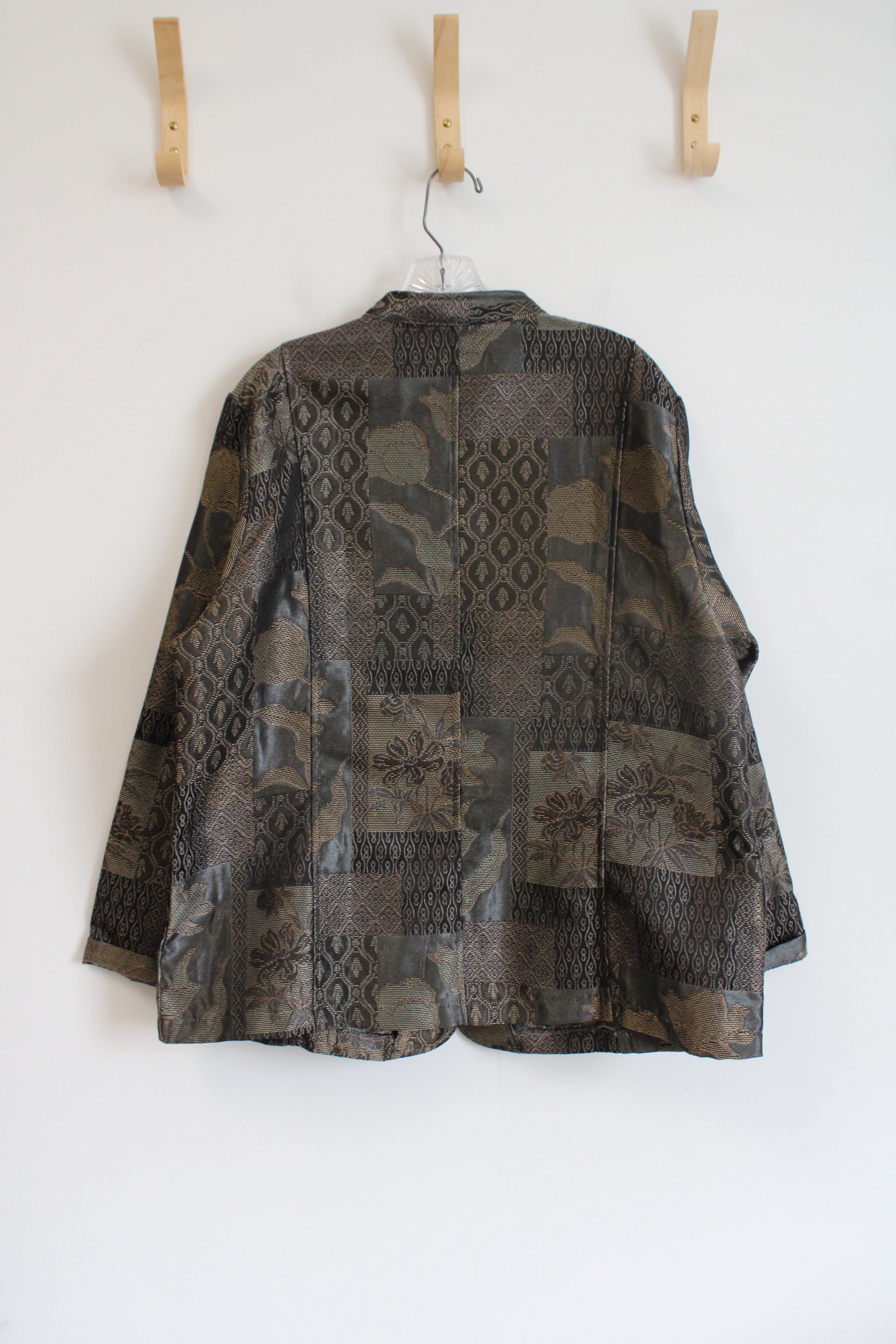 Tudor Court Gray & Brown Patterned Jacket | XL