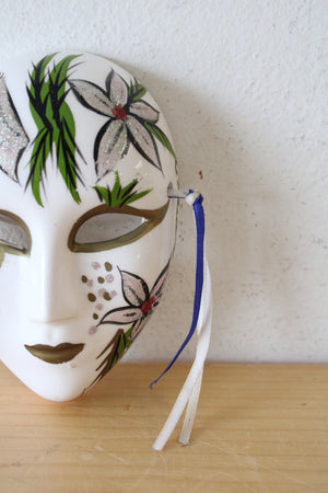 Ceramic Hand Painted Small Face Mask