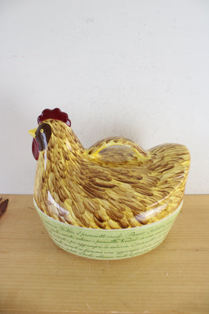 Temptations Hen Covered Baking Dish