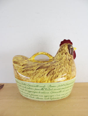 Temptations Hen Covered Baking Dish