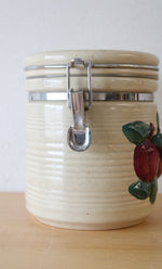 Vintage Ceramic Apple Cannister