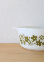 Pyrex Spring Blossom Crazy Daisy #472-B Round Casserole Dish