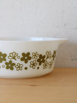 Pyrex Spring Blossom Crazy Daisy #472-B Round Casserole Dish