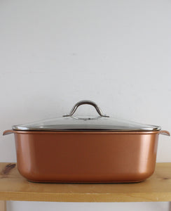 Copper Chef Wonder Cooker Covered Deep Baking Dish