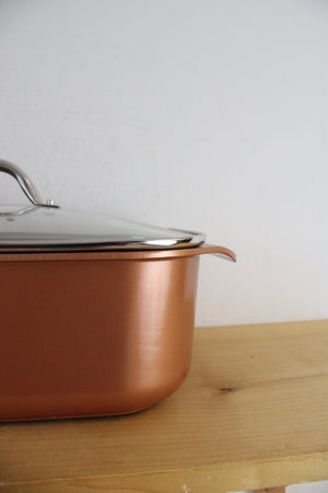 Copper Chef Wonder Cooker Covered Deep Baking Dish