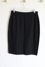 St. John Basics Black Knit Skirt | 10