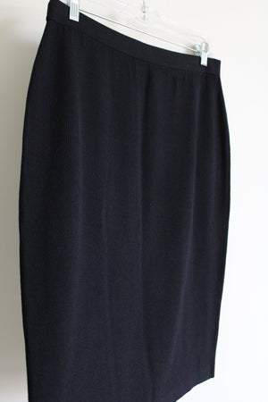 St. John Basics Black Knit Skirt | 10