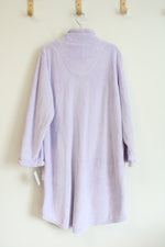 NEW Barbizon Lavender Zip Up Soft Robe | XL