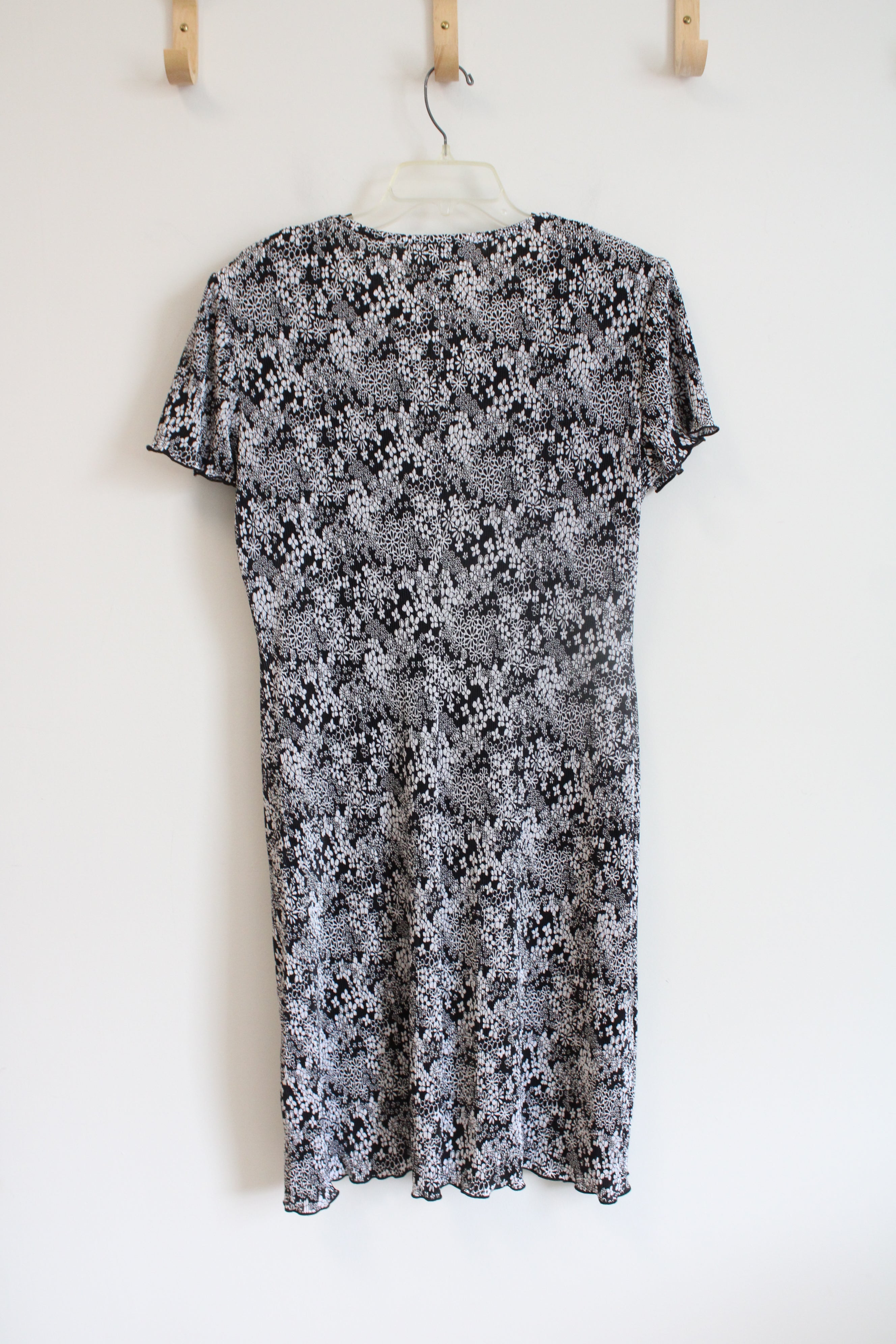 Dressbarn Black & White Floral Dress | 12