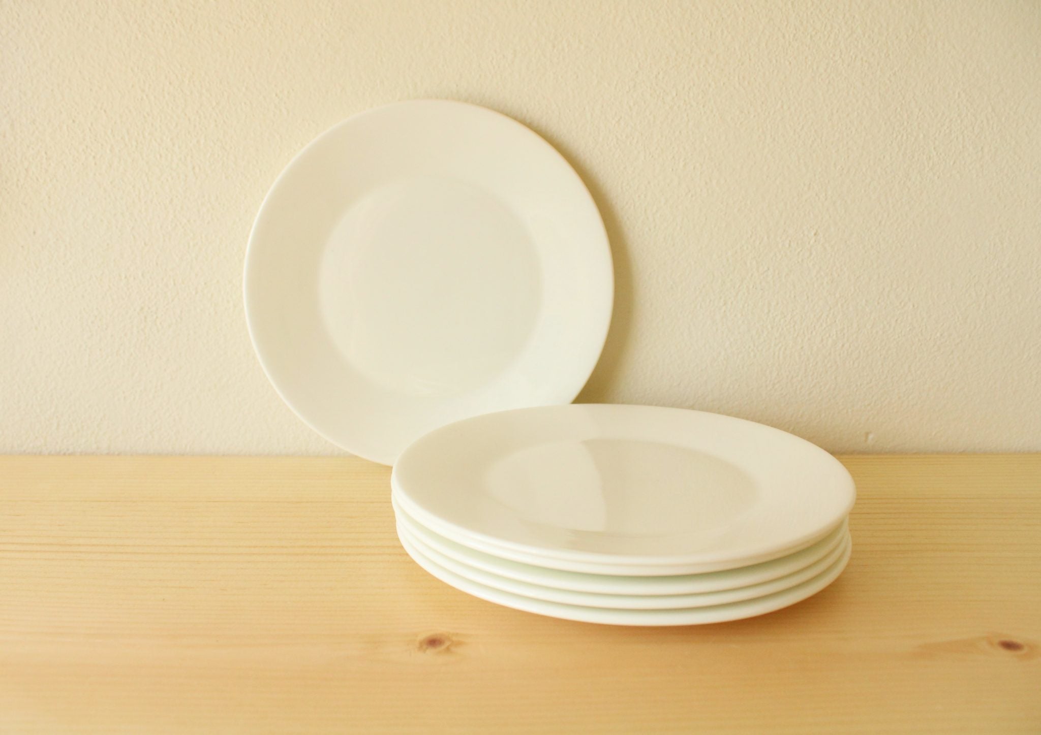 Minton White Monarch Bone China Made In England Demitasse Salad Plates | Set Of 6 | 8"