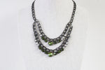 Kristine Accessories Carson Black Metal Necklace