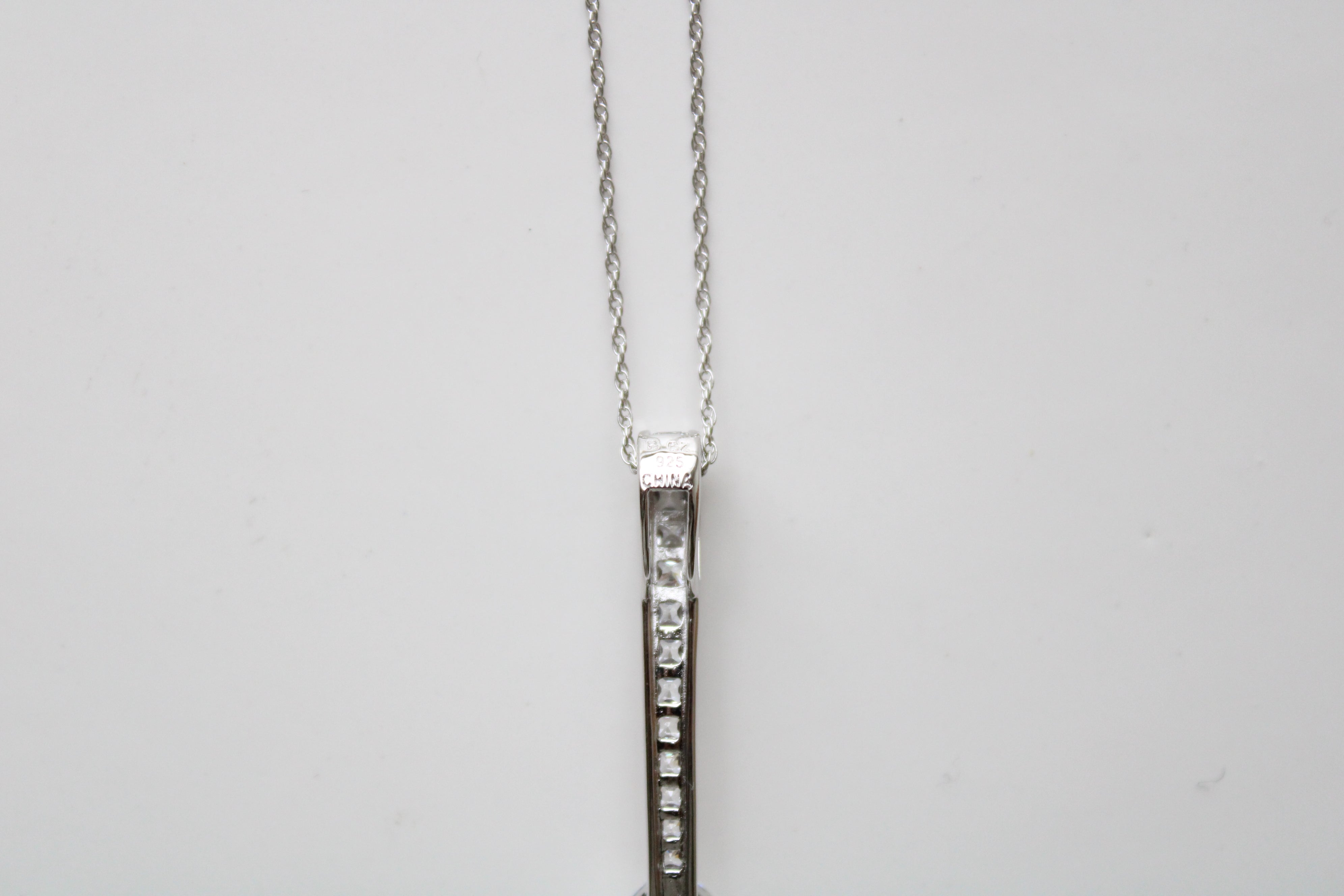 Cubic Zirconia Pendant Necklace