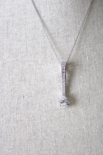 Cubic Zirconia Pendant Necklace