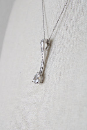 Cubic Zirconia Pendant Necklace