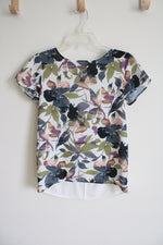 Ann Taylor Floral Chiffon Blouse | XXSP