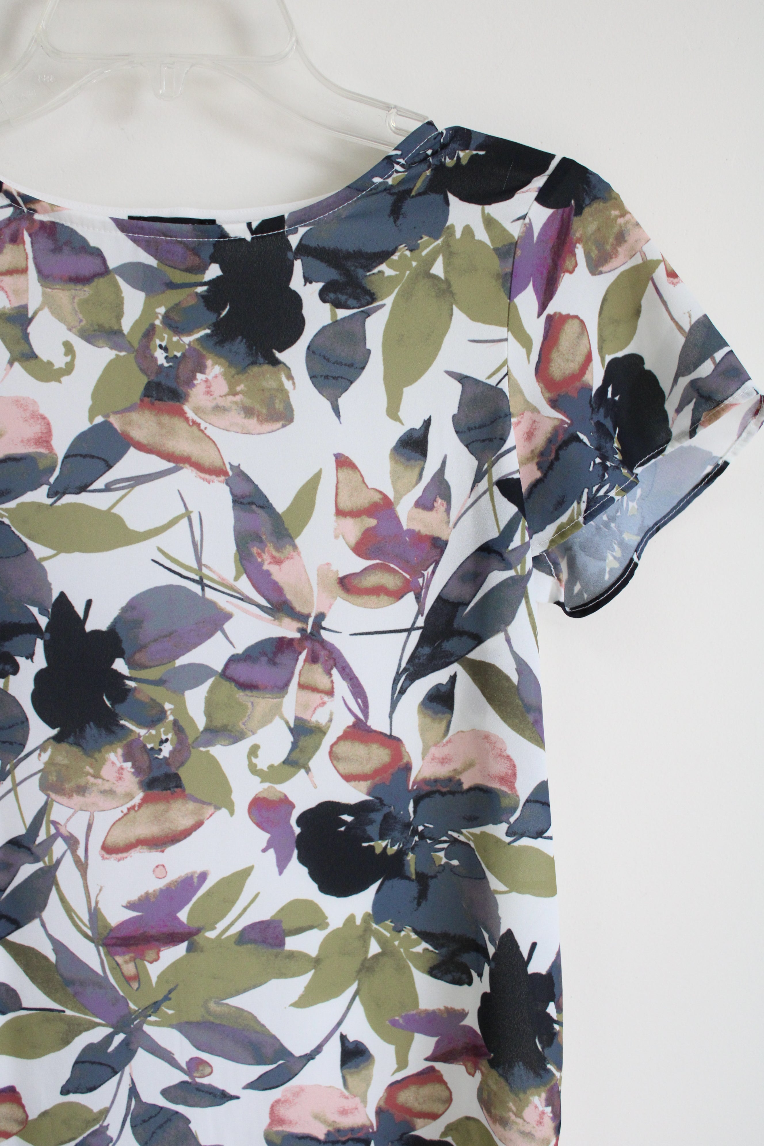 Ann Taylor Floral Chiffon Blouse | XXSP