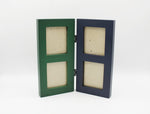 Green & Blue Primitive Style Picture Frame
