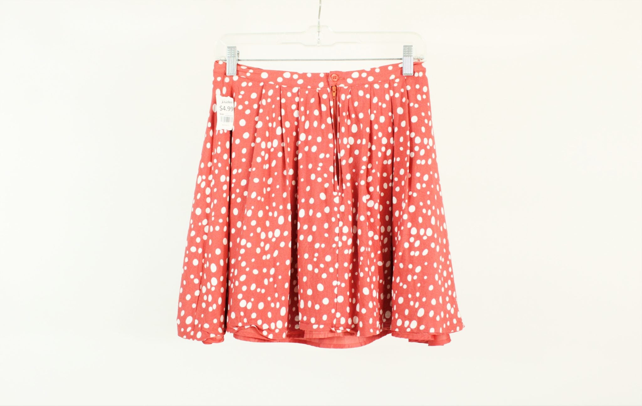 Red essential flared skirt