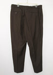 Stafford Brown Dress Pants | 38 x 29