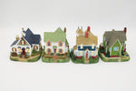 International Resources Miniature Building Ornaments Set of 4