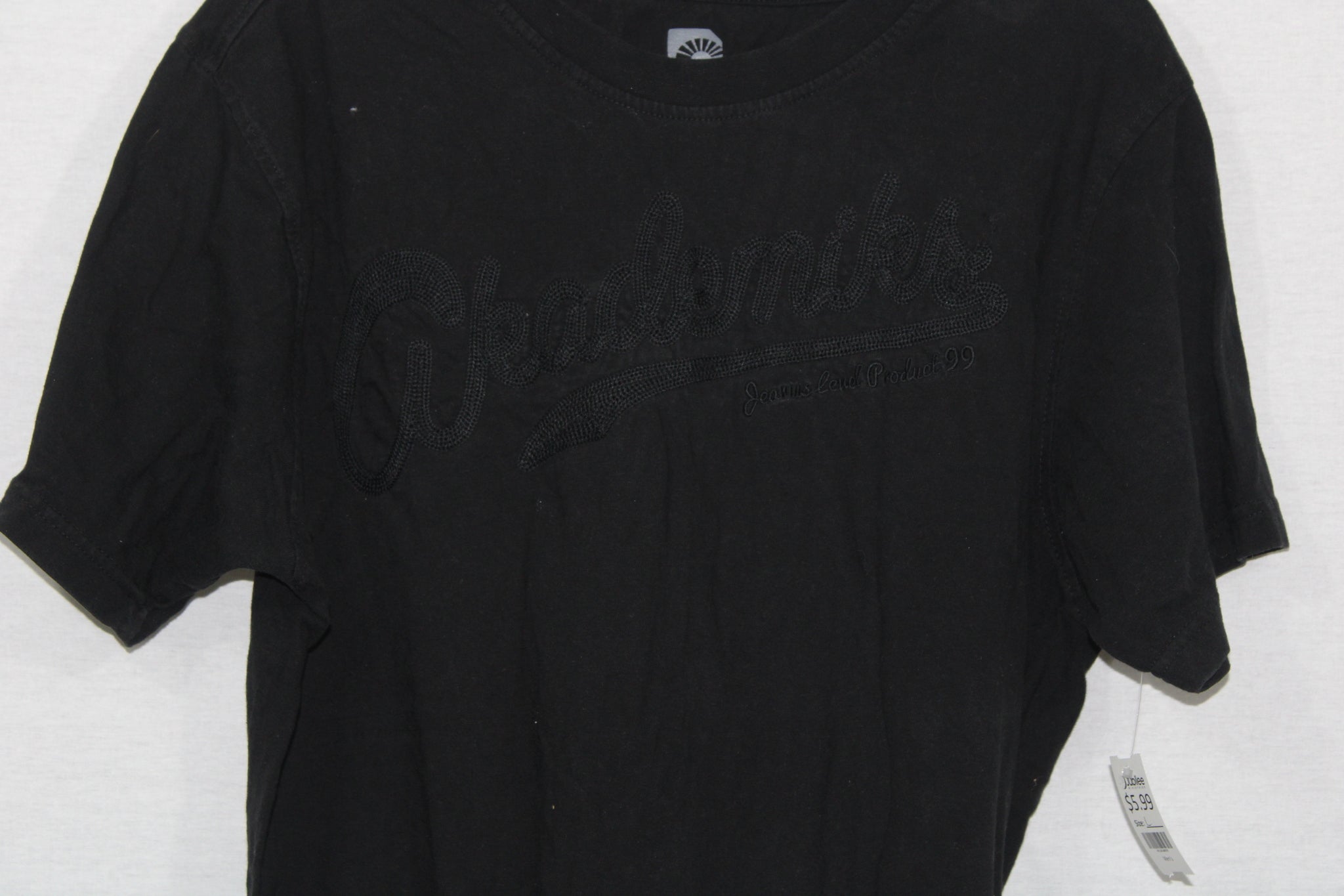 Akademiks Black Embroidered Shirt | L