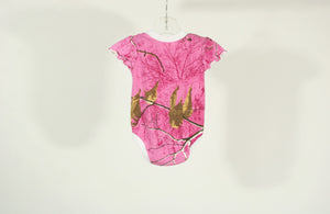 RealTree Pink Camo Onesie | Size 0-3 Months