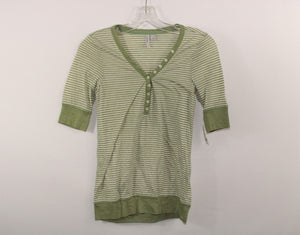 Old Navy Green Striped Top | M