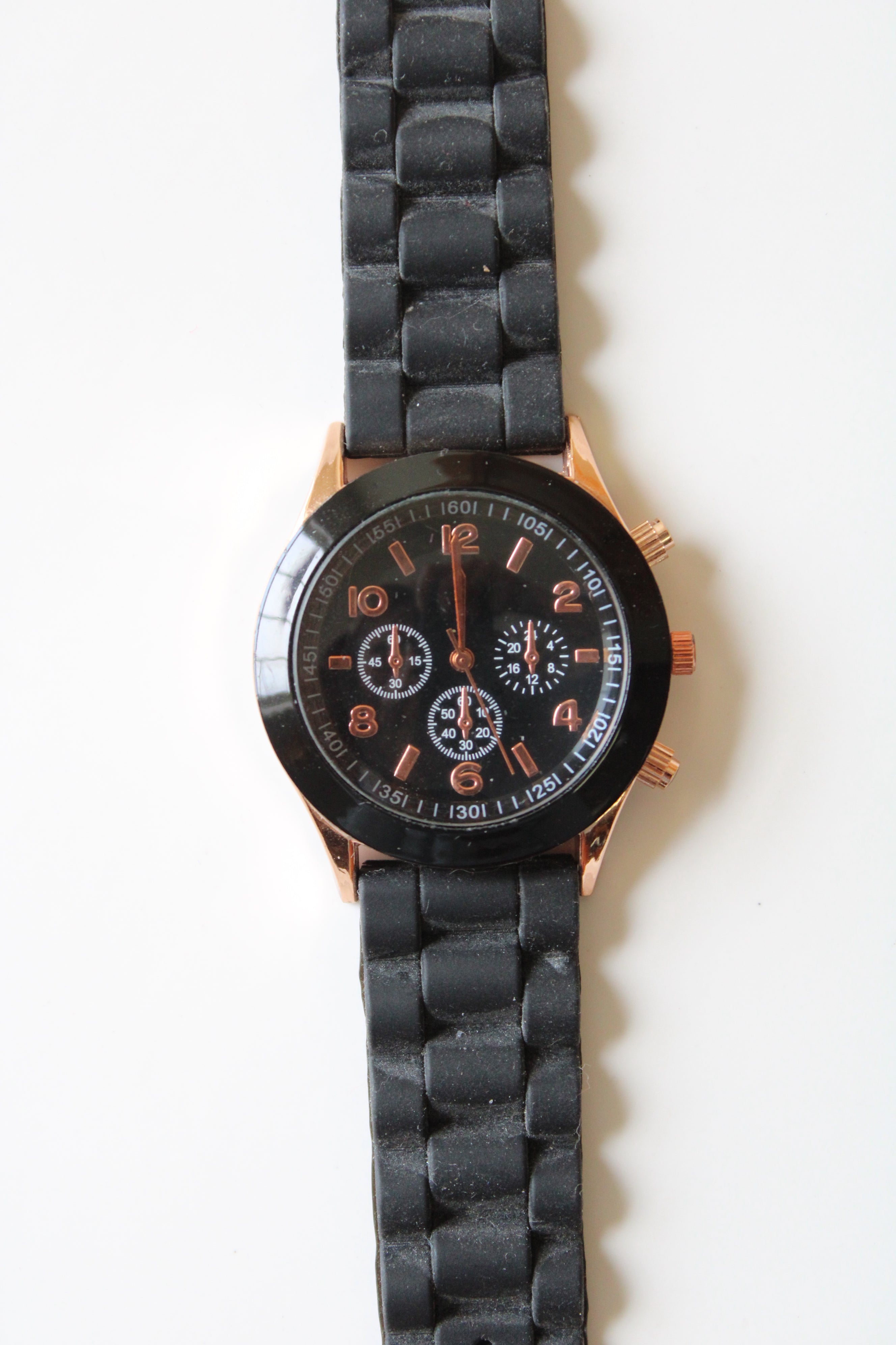 Black Rose Gold Watch