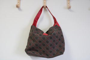 Dooney & Bourke Red Accent Clasp Bag