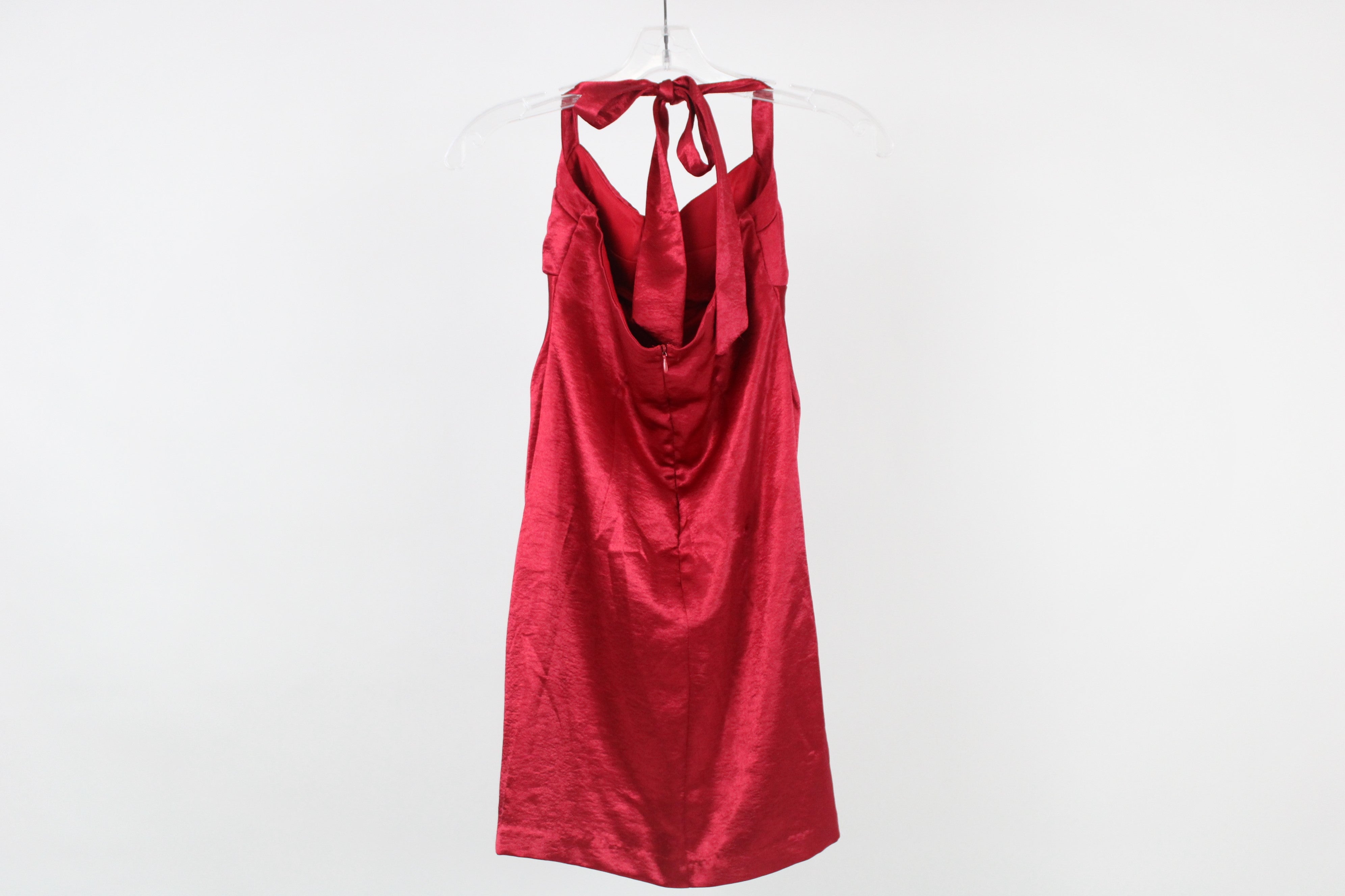 City Triangles Red Shimmer Dress