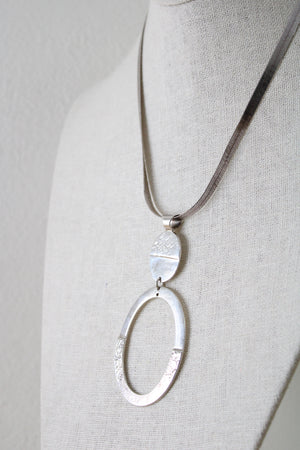 Sterling Silver Statement Necklace