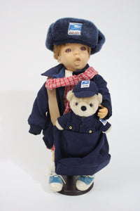 USPS Candi Post Office Carrier Porcelain Doll