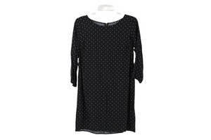 Old Navy Black Polka Dot Dress M Jubilee Thrift