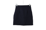 Vintage Wrapper Navy Skirt | 7/8