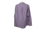 Chaps Blue & Pink Plaid Shirt | L