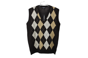 NEW Pronti Brown Sweater Vest | XL