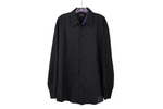 Pronti Black Button Down Shirt | L