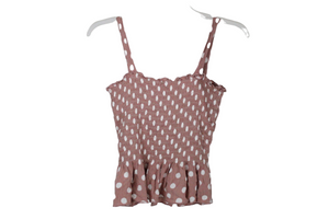 Sophie Rue Pink Smocked Tank | M